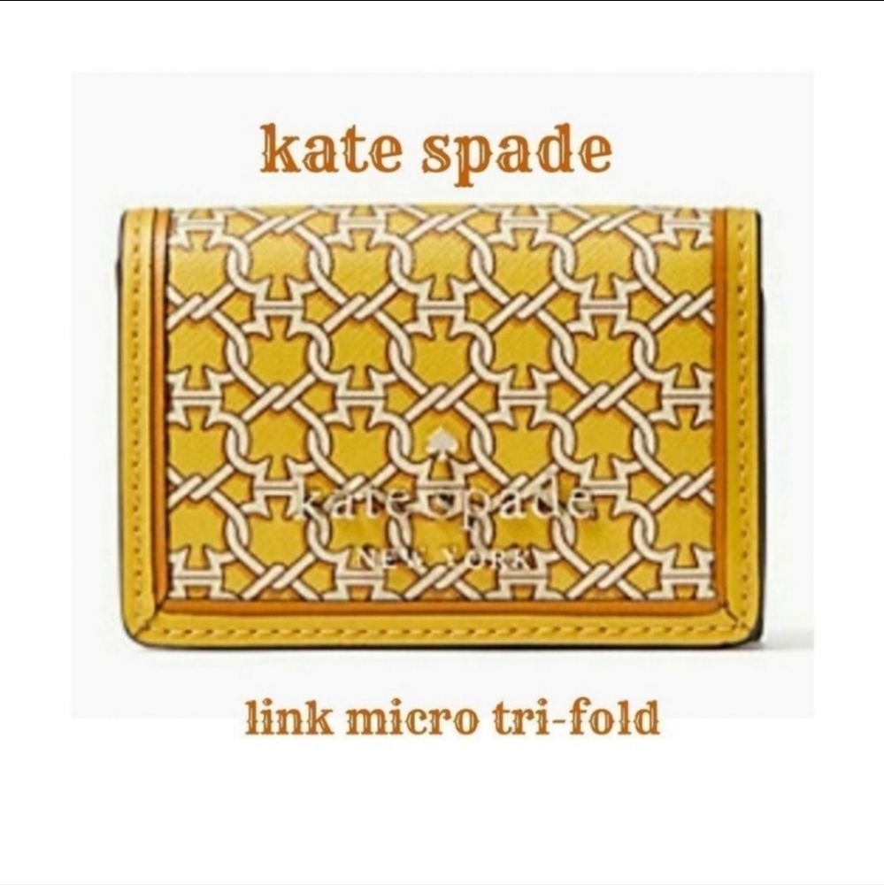 NWOT Kate Spade Link Tri Fold